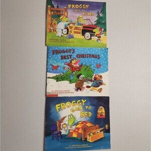 Froggy Children’s Book Lot of 3 by Jonathan London Scholastic Paperbacks